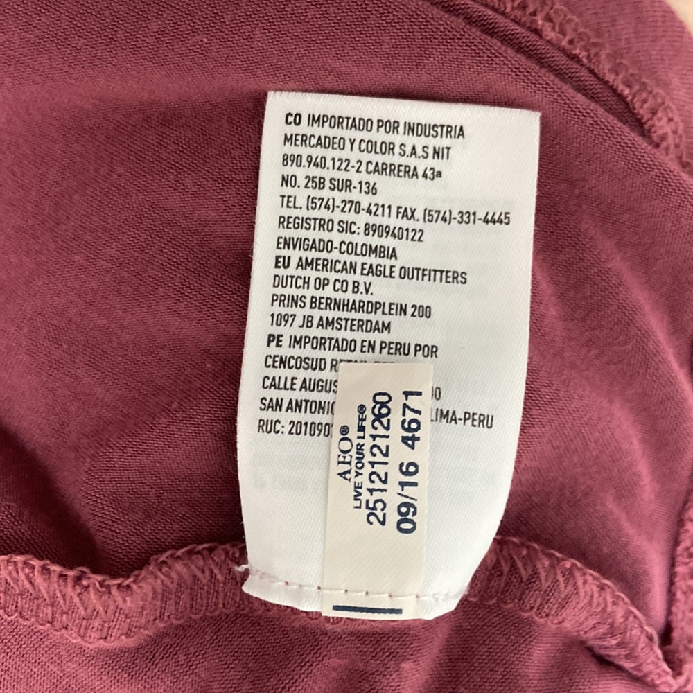 Women’s American Eagle Outfitters Pink Flare & Lace Sleeve, Open Back top. Sz S - Picture 11 of 12